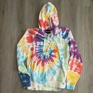 Peloton Spiritual Gangster Multicolor Tie-Dye Hoodie
